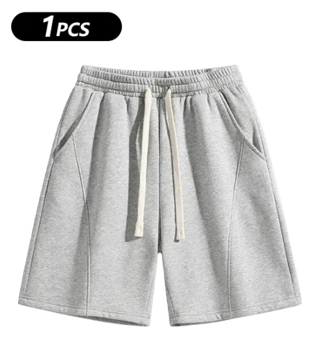 Men's Solid Pocket Waist Shorts