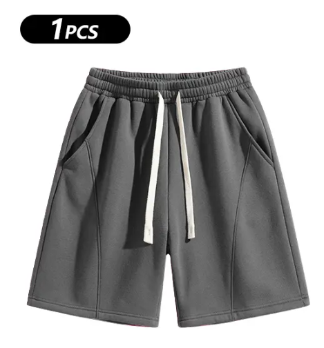 Men's Solid Pocket Waist Shorts