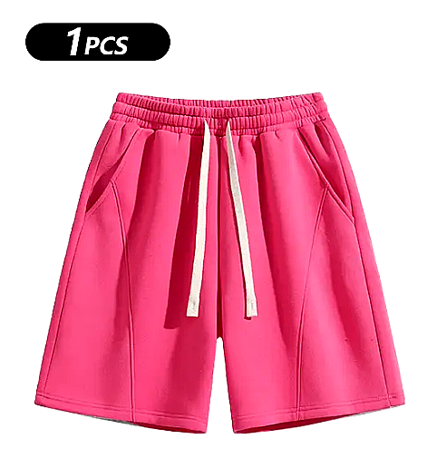 Men's Solid Pocket Waist Shorts