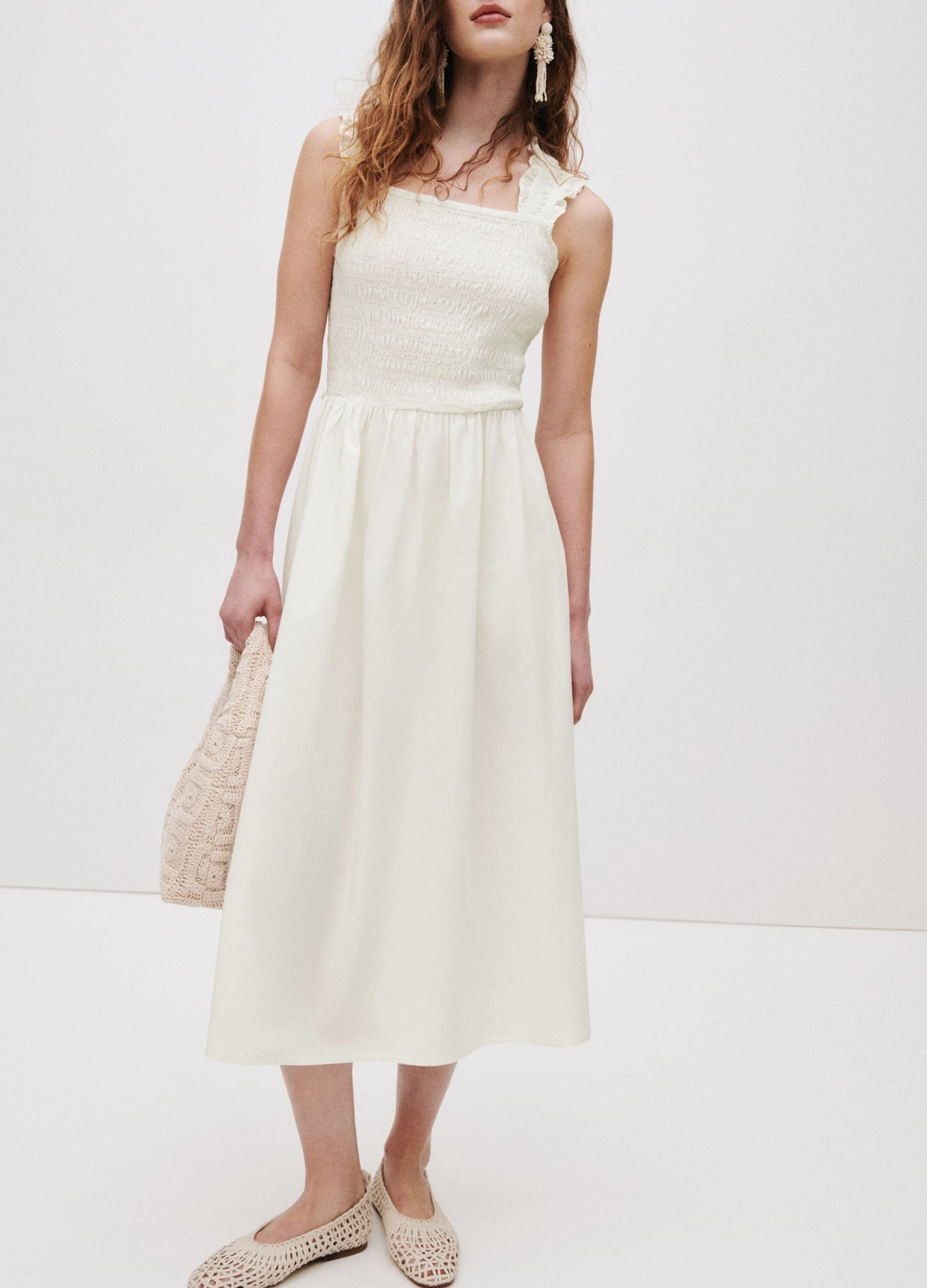 7 dresses in different colors and cuts