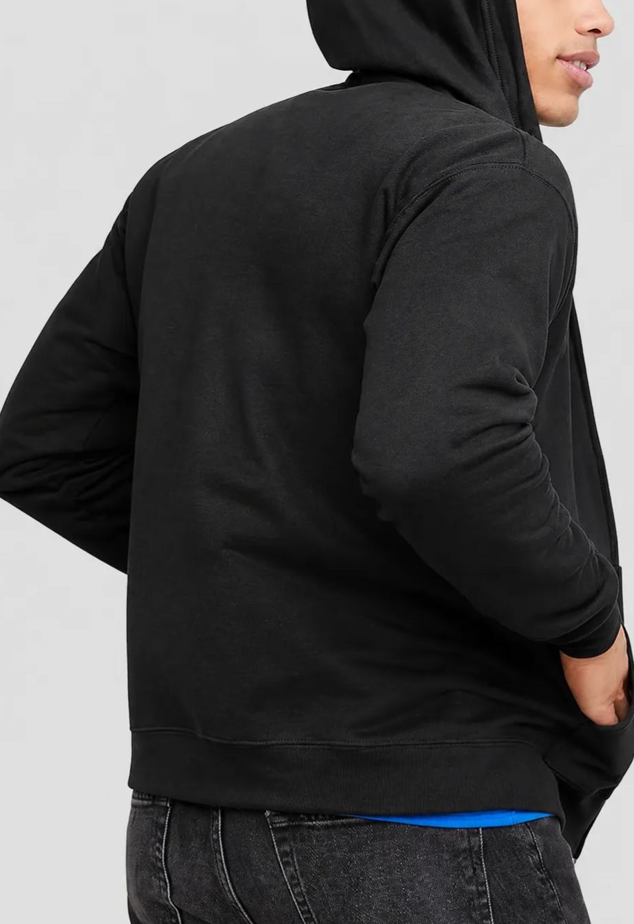  Men's Zip-up Hoodie,  Fleece Full-zip Hoodie for Men, Hooded Sweatshirt