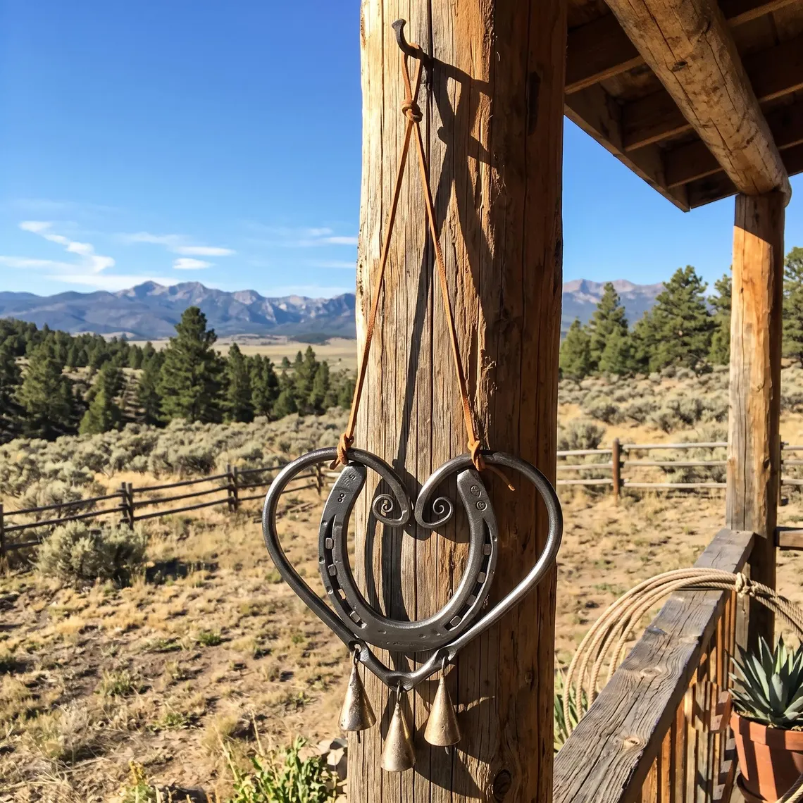 The Horseshoe Heart Wind Chime ❤🐎 (Handmade by Jordan Maynard®)