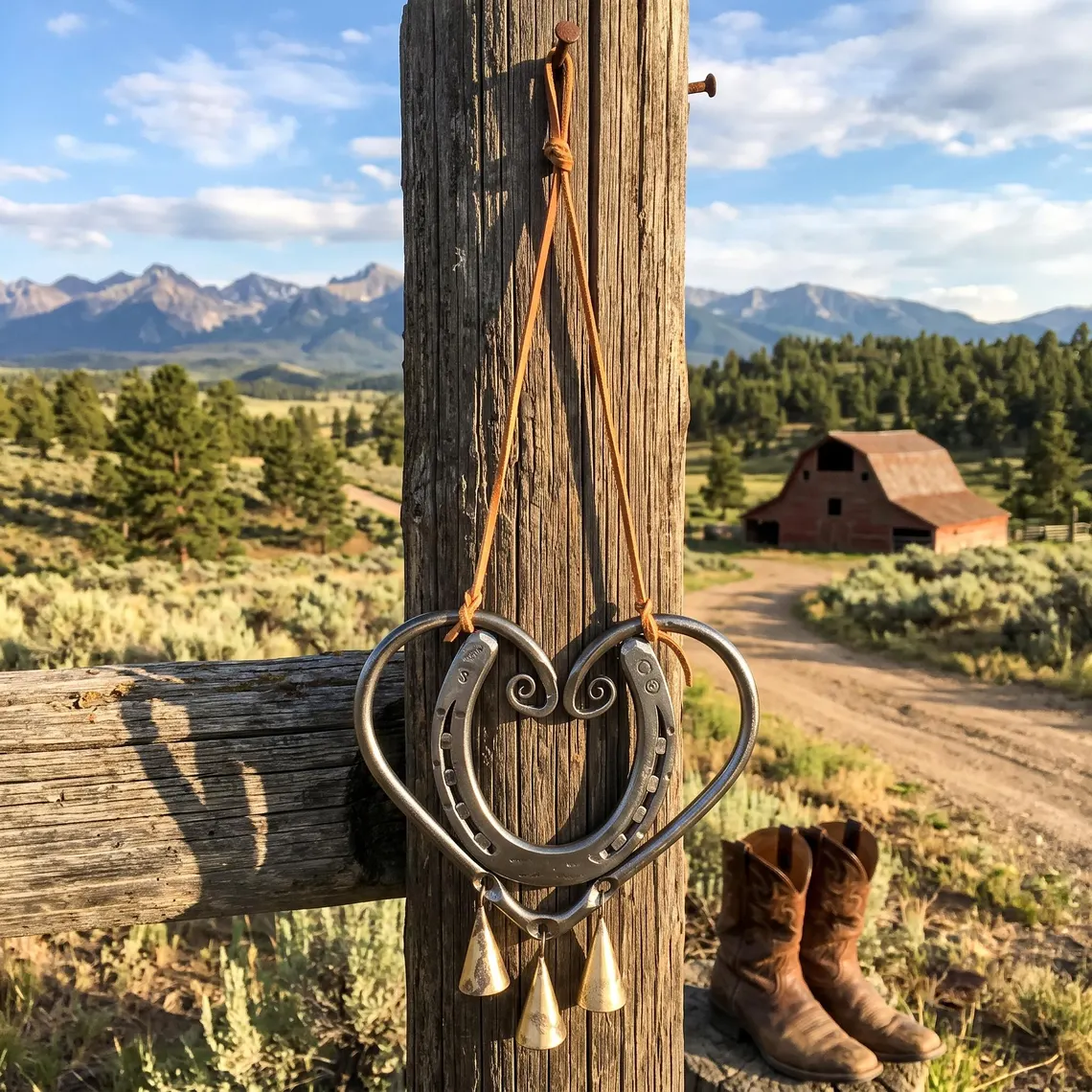 The Horseshoe Heart Wind Chime ❤🐎 (Handmade by Jordan Maynard®)