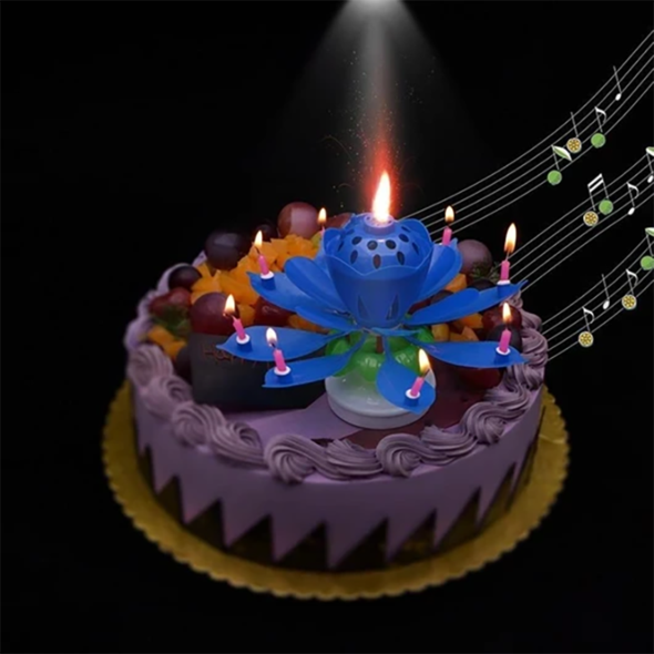 ⚡⚡Last Day Promotion 60% OFF - Magic Musical Flower Birthday Candle🔥🔥Buy 3 Get 3 Free(6 pcs)&Free Shipping