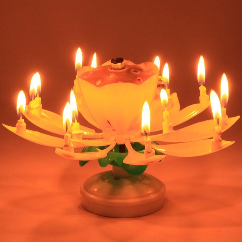 ⚡⚡Last Day Promotion 60% OFF - Magic Musical Flower Birthday Candle🔥🔥Buy 3 Get 3 Free(6 pcs)&Free Shipping