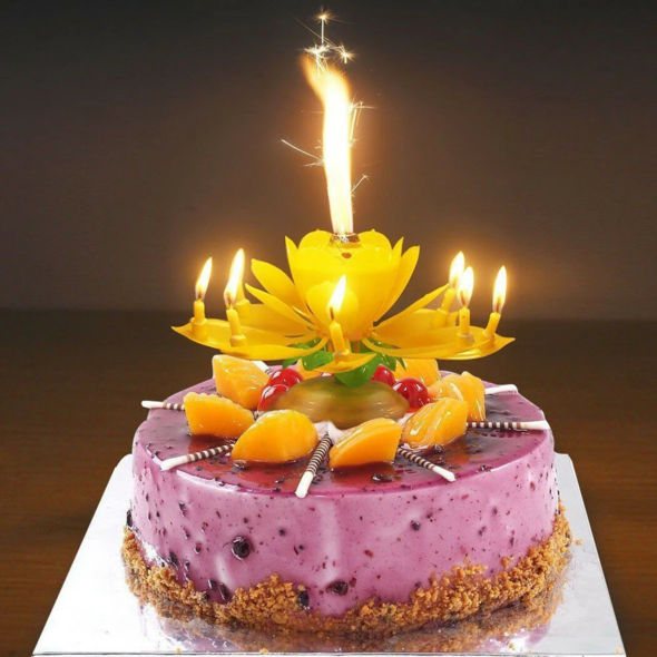 ⚡⚡Last Day Promotion 60% OFF - Magic Musical Flower Birthday Candle🔥🔥Buy 3 Get 3 Free(6 pcs)&Free Shipping