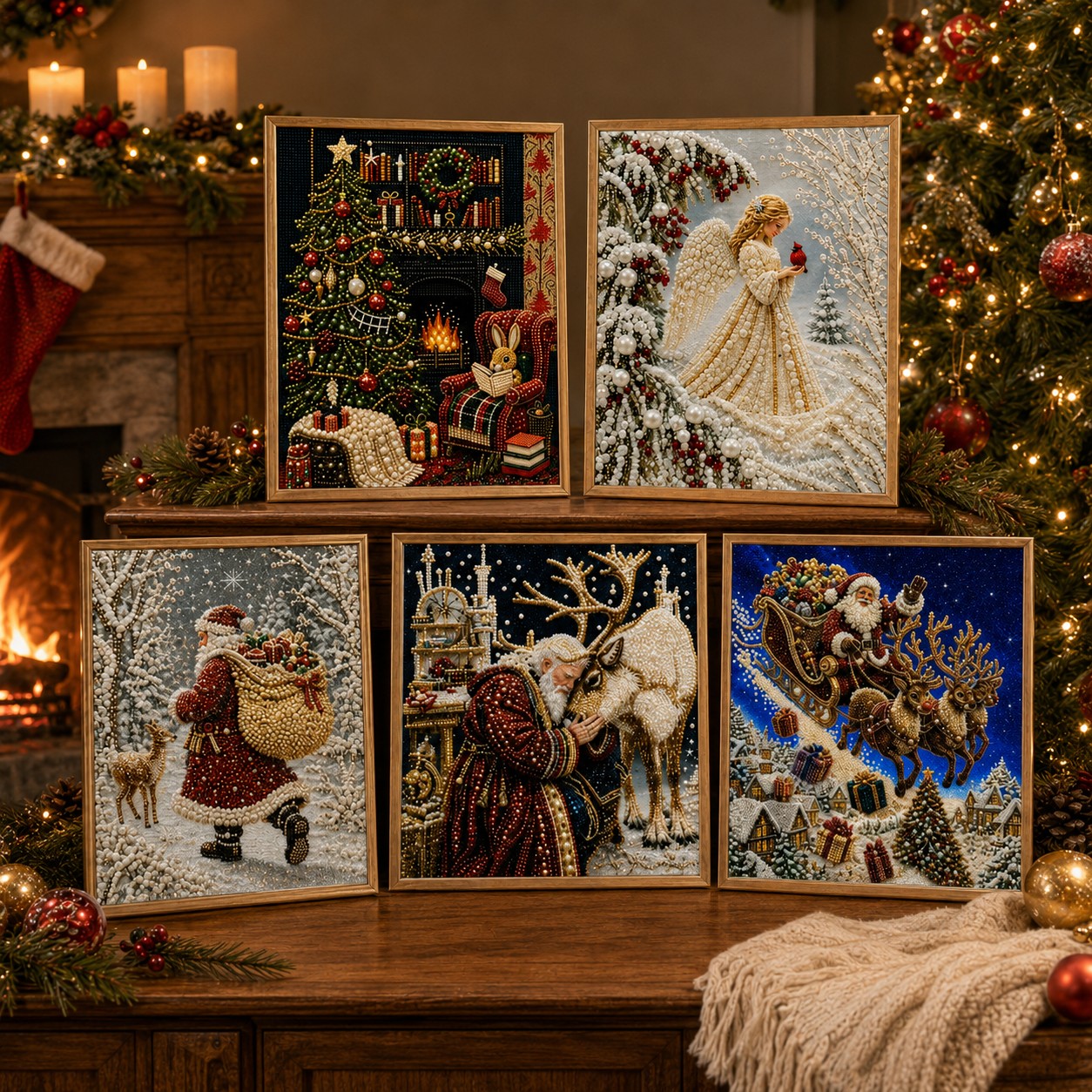 🎁🎅Christmas Pearl & Gem Painting Collection✨