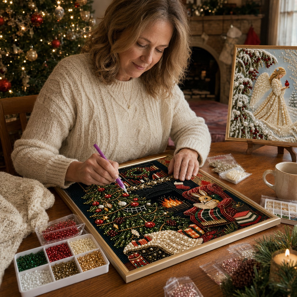 🎁🎅Christmas Pearl & Gem Painting Collection✨