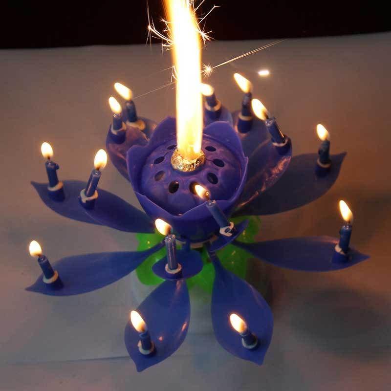⚡⚡Last Day Promotion 60% OFF - Magic Musical Flower Birthday Candle🔥🔥Buy 3 Get 3 Free(6 pcs)&Free Shipping