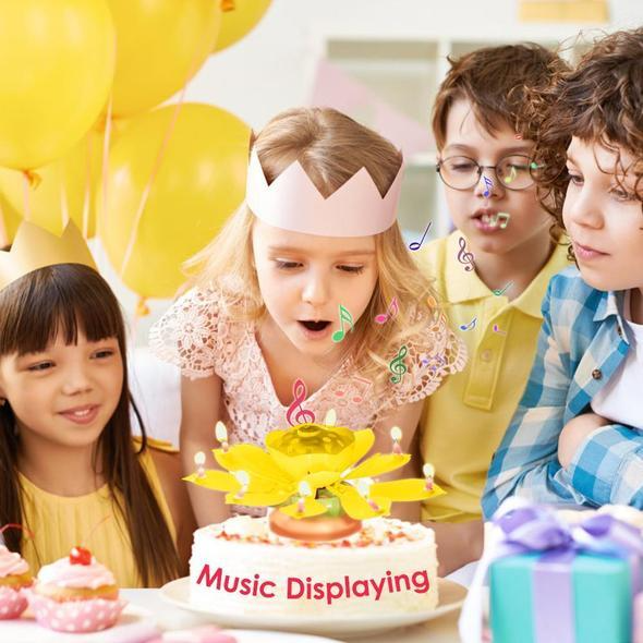 ⚡⚡Last Day Promotion 60% OFF - Magic Musical Flower Birthday Candle🔥🔥Buy 3 Get 3 Free(6 pcs)&Free Shipping