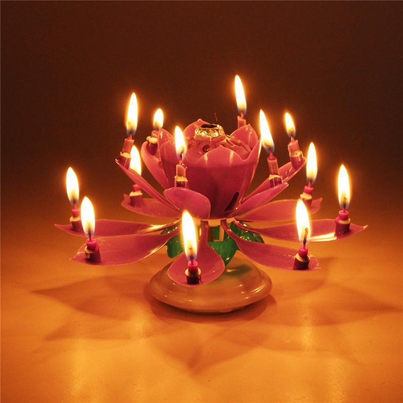 ⚡⚡Last Day Promotion 60% OFF - Magic Musical Flower Birthday Candle🔥🔥Buy 3 Get 3 Free(6 pcs)&Free Shipping
