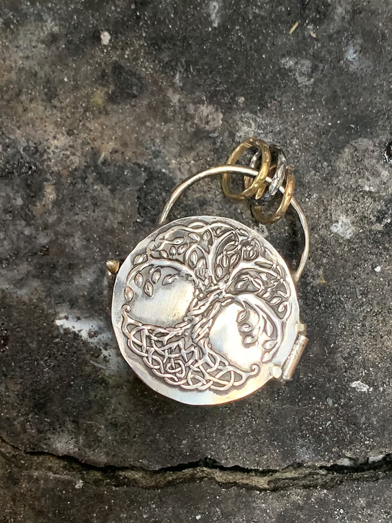 ✨100% Handmade 925 Silver Triple Moon & Tree of Life Locket(Buy 2 Get Free Shipping)