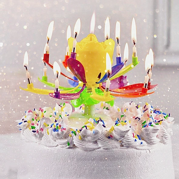 ⚡⚡Last Day Promotion 60% OFF - Magic Musical Flower Birthday Candle🔥🔥Buy 3 Get 3 Free(6 pcs)&Free Shipping
