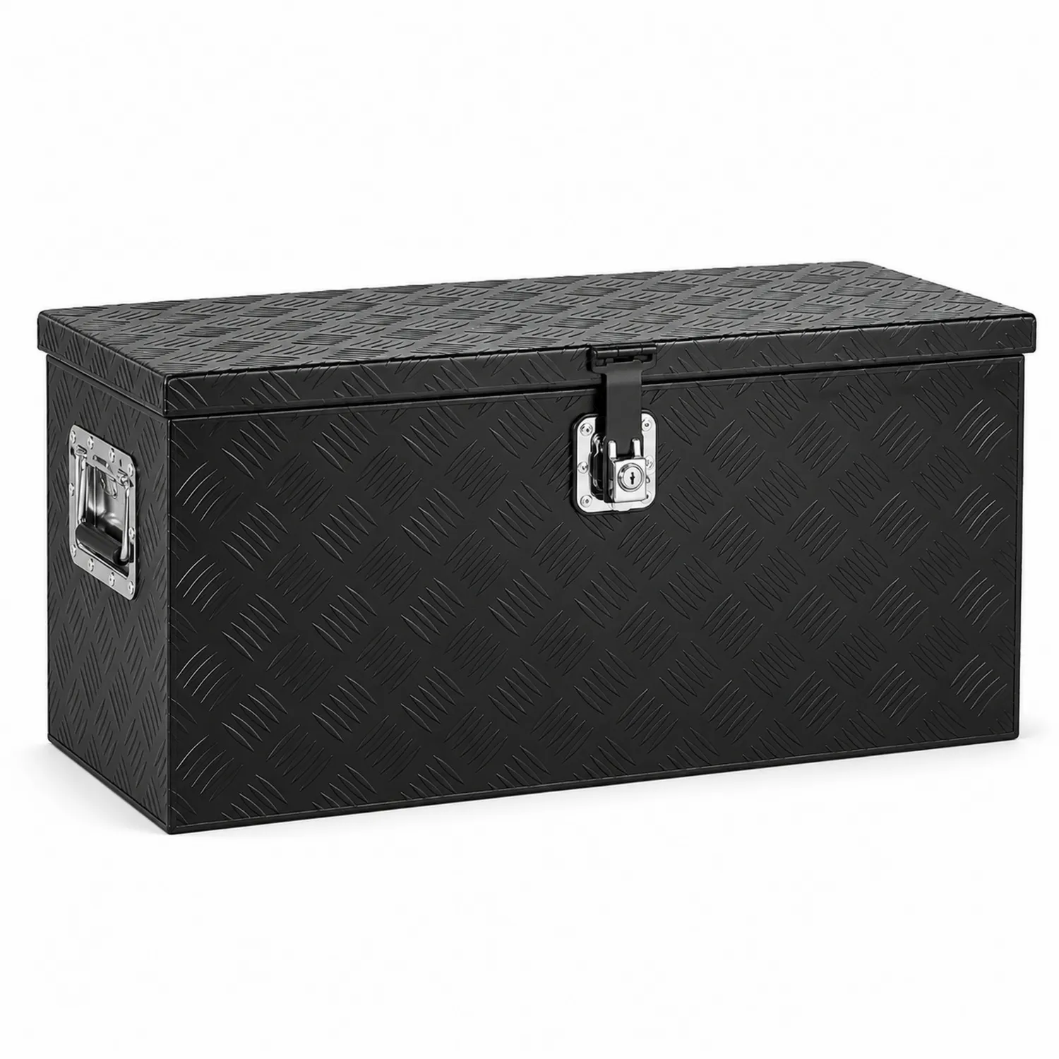 Caja de Almacenamiento de Aluminio con Cerradura 120x40x40 cm