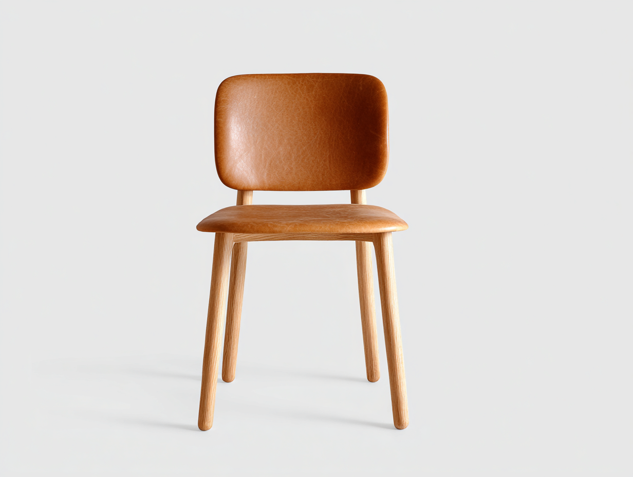 Esszimmerstühle Kunstleder Holz 55x50x78 cm - Braun - Modernes Design - Für Esszimmer geeignet-Oakmyhome