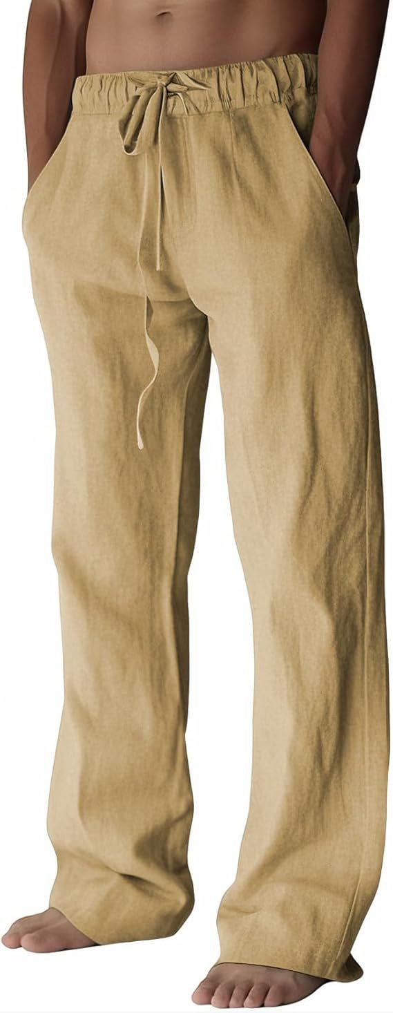 6-Pack Men's Cotton Linen Pants product image 9