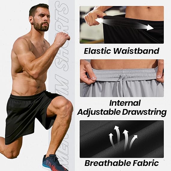 Men's Athletic Shorts Set