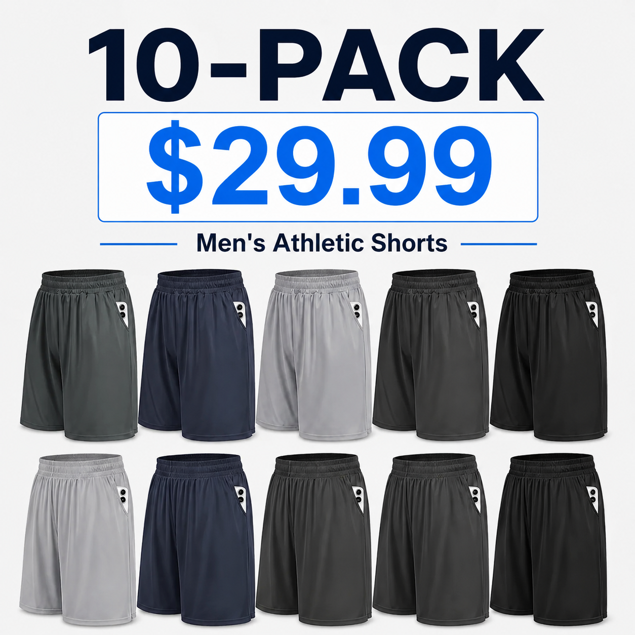 Men's Athletic Shorts Set