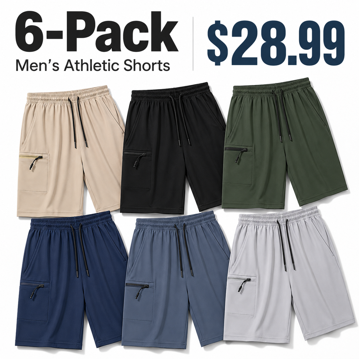 Men's Athletic Shorts Set