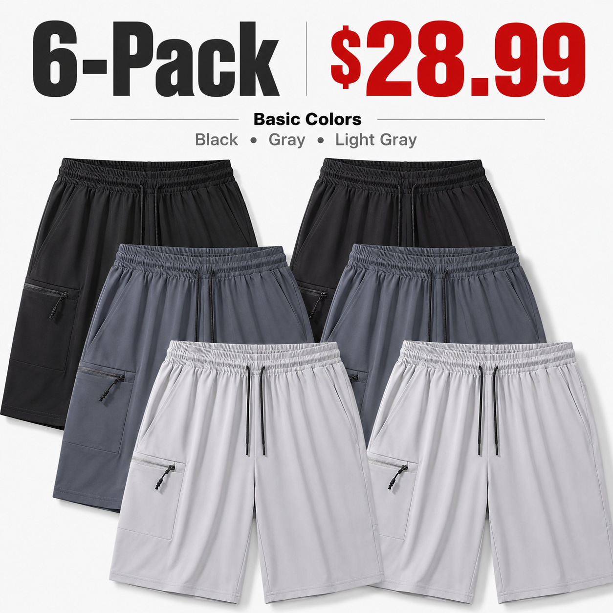 Men's Athletic Shorts Set