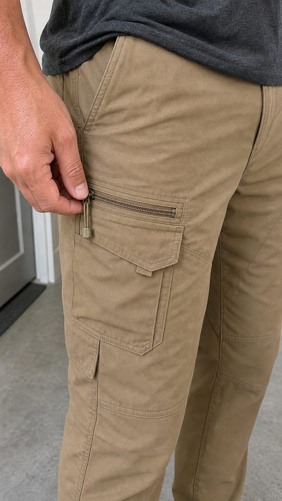 Close product fabric detail fit reference