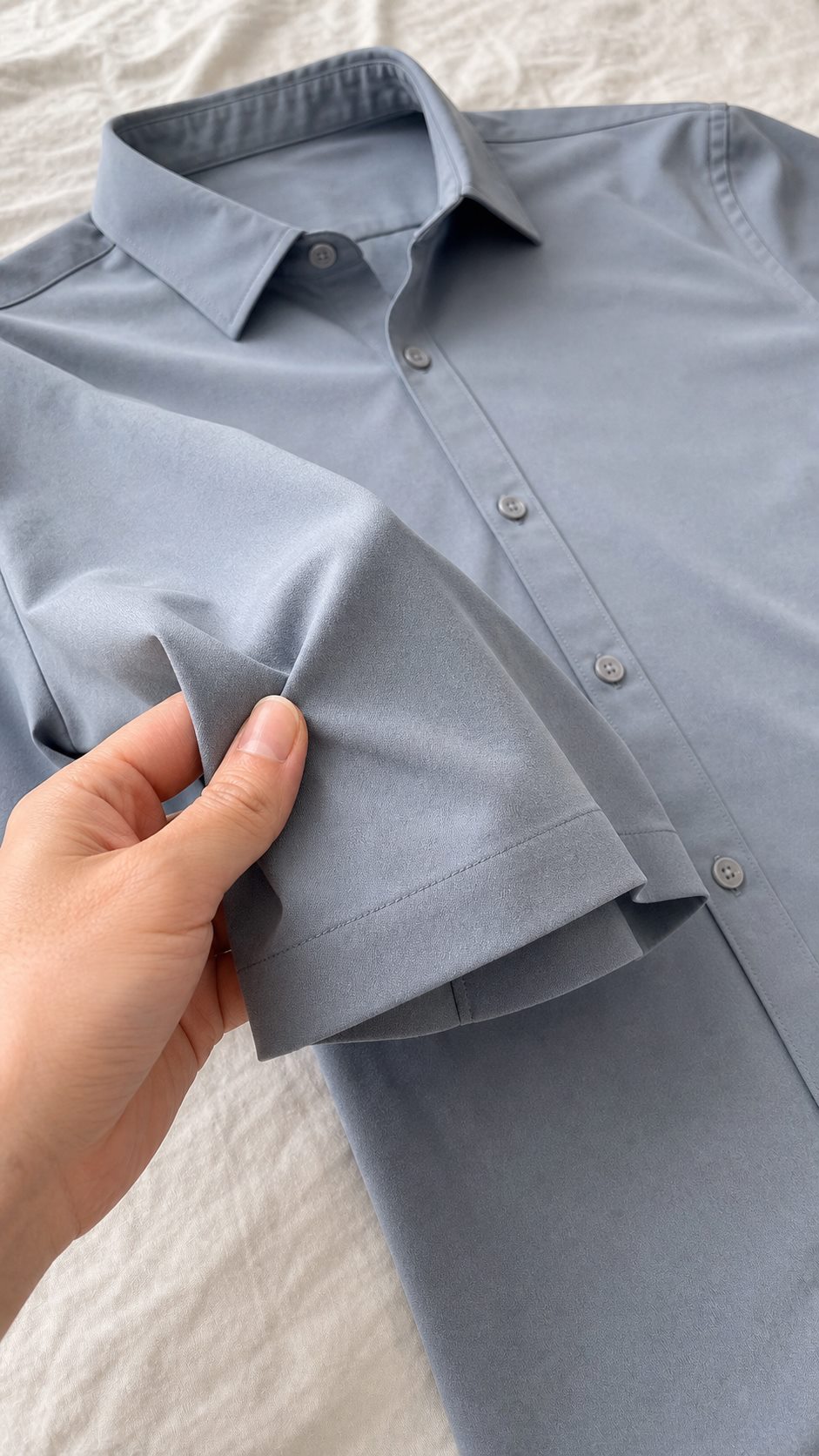 Close product fabric detail fit reference