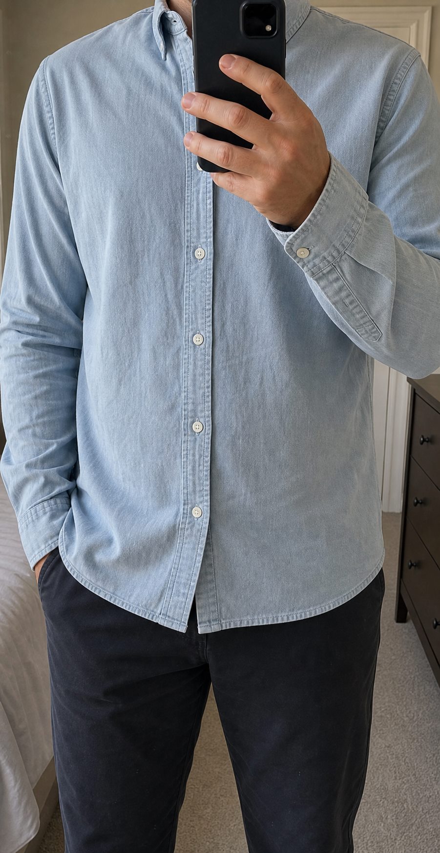 Cropped no face mirror style fit reference