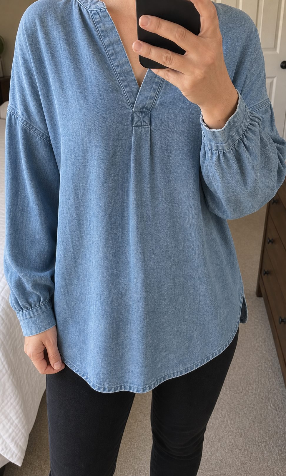 Cropped no face mirror style fit reference