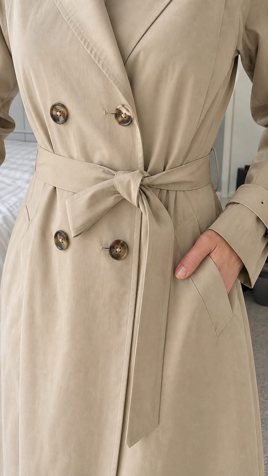 Close product fabric detail fit reference