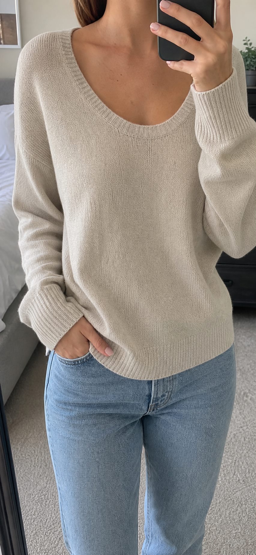 Cropped no face mirror style fit reference