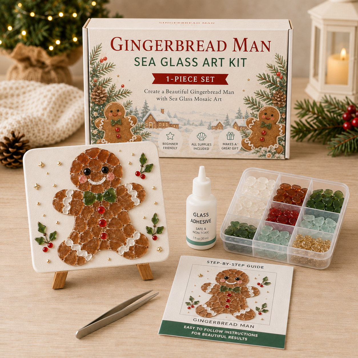 🎅🎄 create your own magical christmas sea glass art 🦌✨(🔥🔥🔥50% Off)