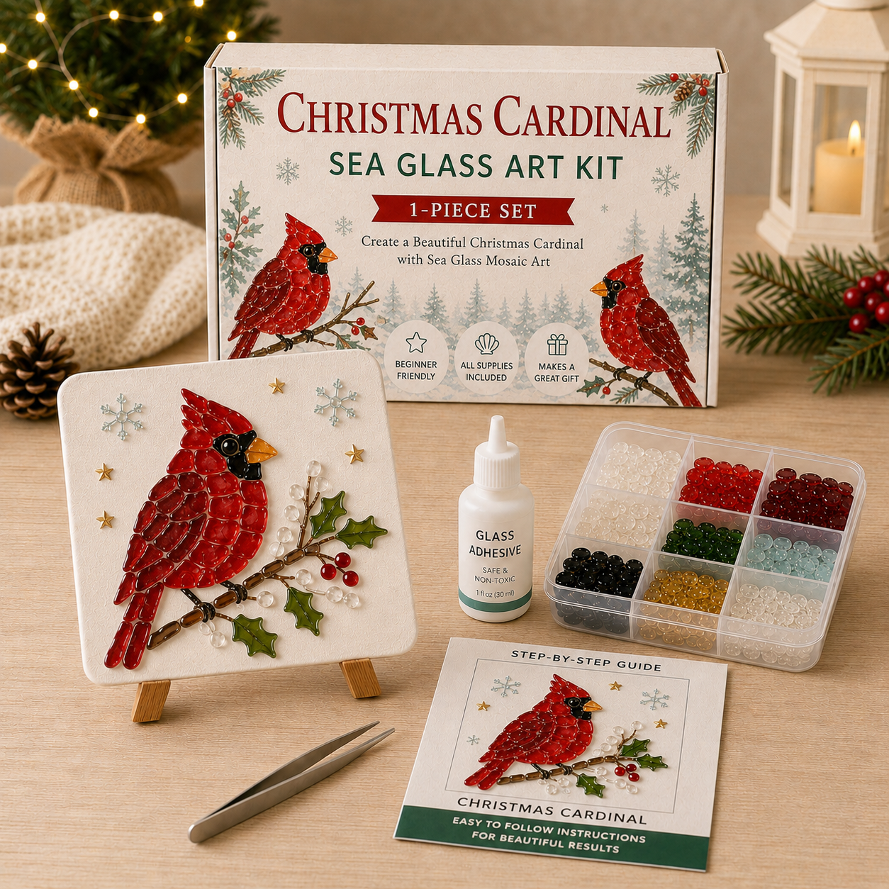 🎅🎄 create your own magical christmas sea glass art 🦌✨(🔥🔥🔥50% Off)