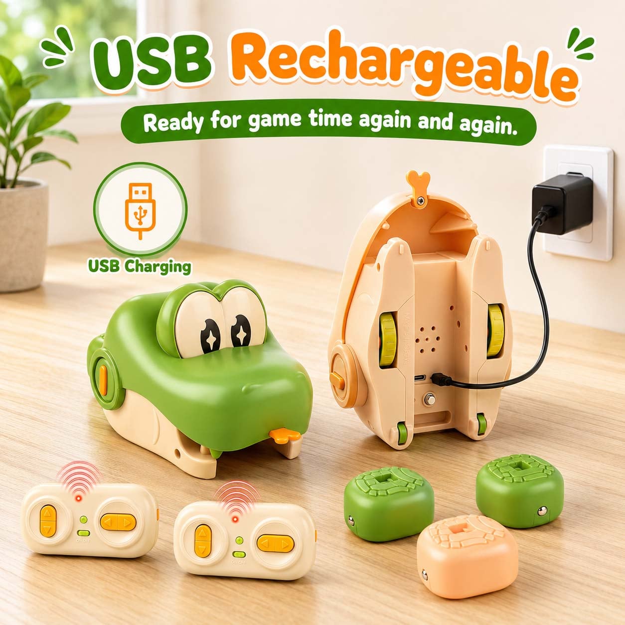 🧲🐍 2 Players Slither Snake Remote Control Toy, Eating Snake RC Car Toy, Realistic Crawling Snake Game Race Car for Kid🎄🎮