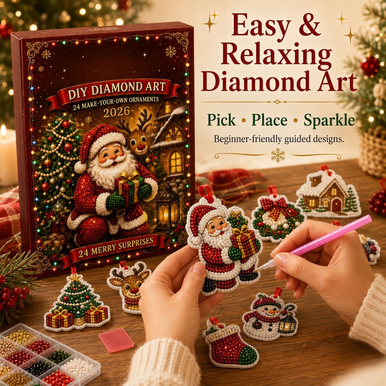 🔥LAST DAY 50% OFF-🎄24 Christmas Ornaments To Make & Hang🎅