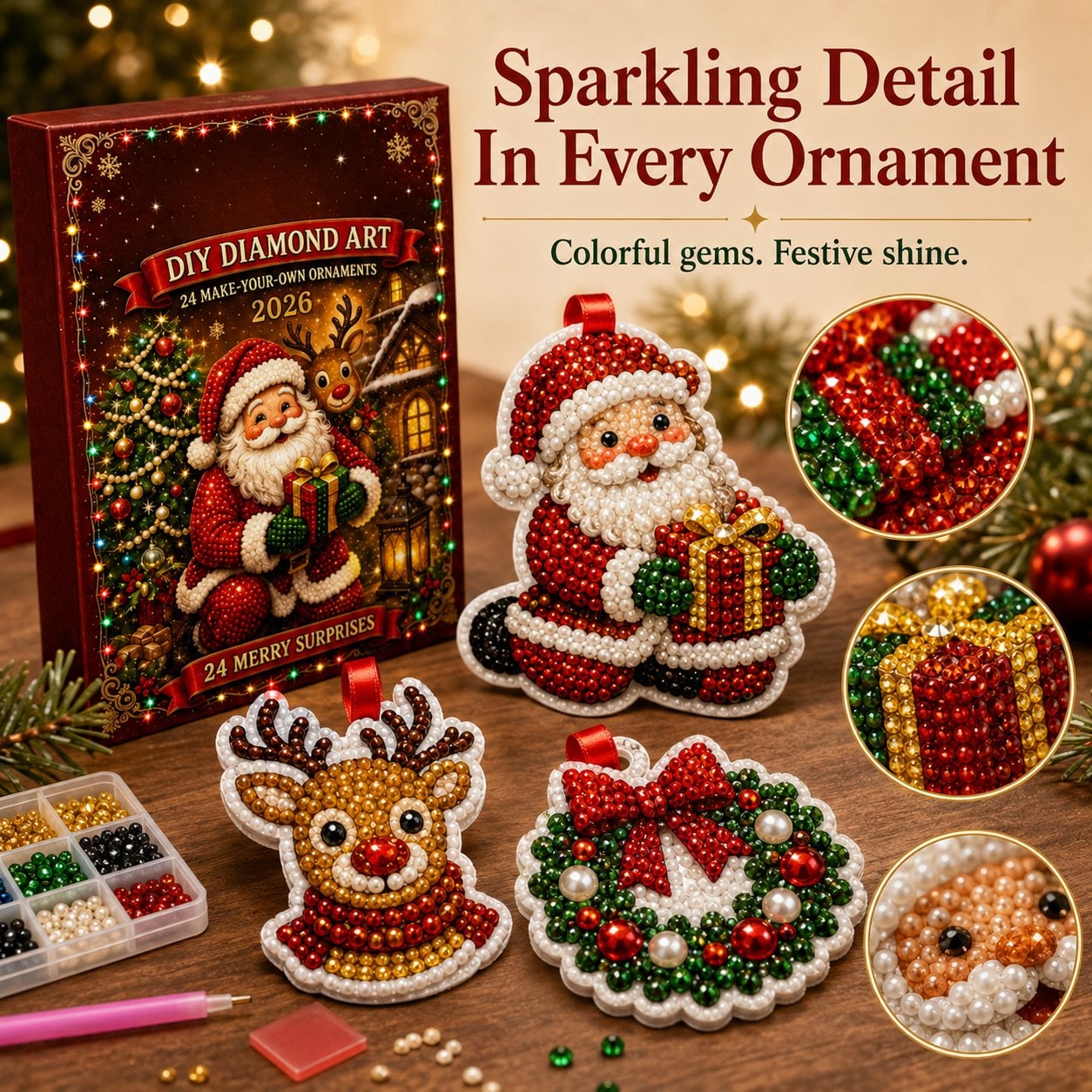 🔥LAST DAY 50% OFF-🎄24 Christmas Ornaments To Make & Hang🎅