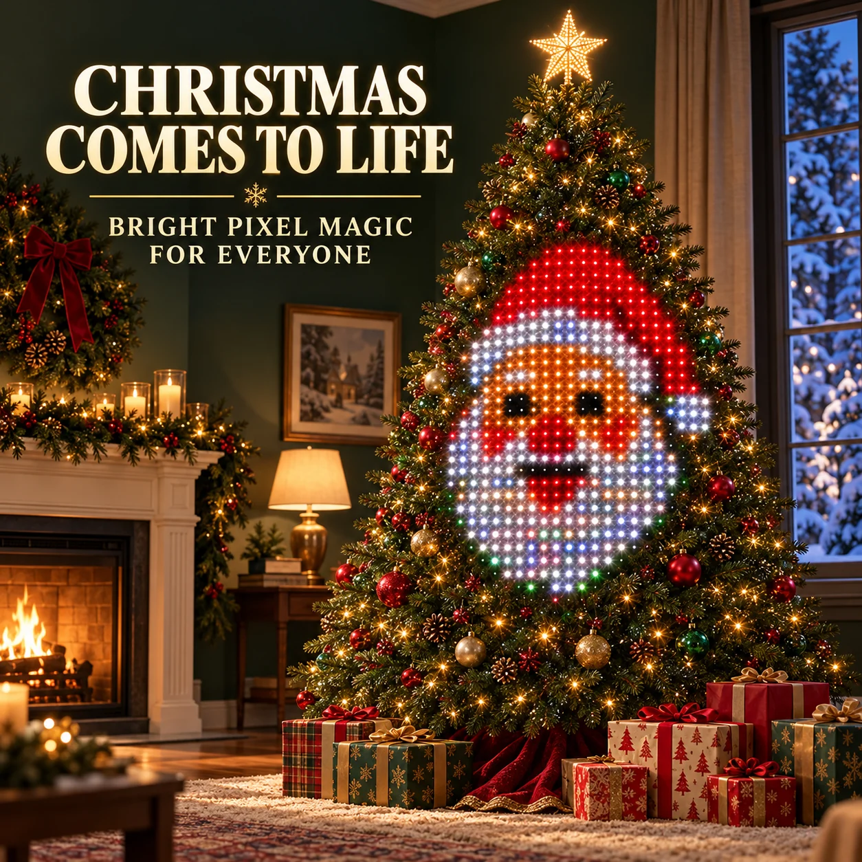 Smart Animated Christmas Tree Lights | Built-in Timer For Auto On/Off