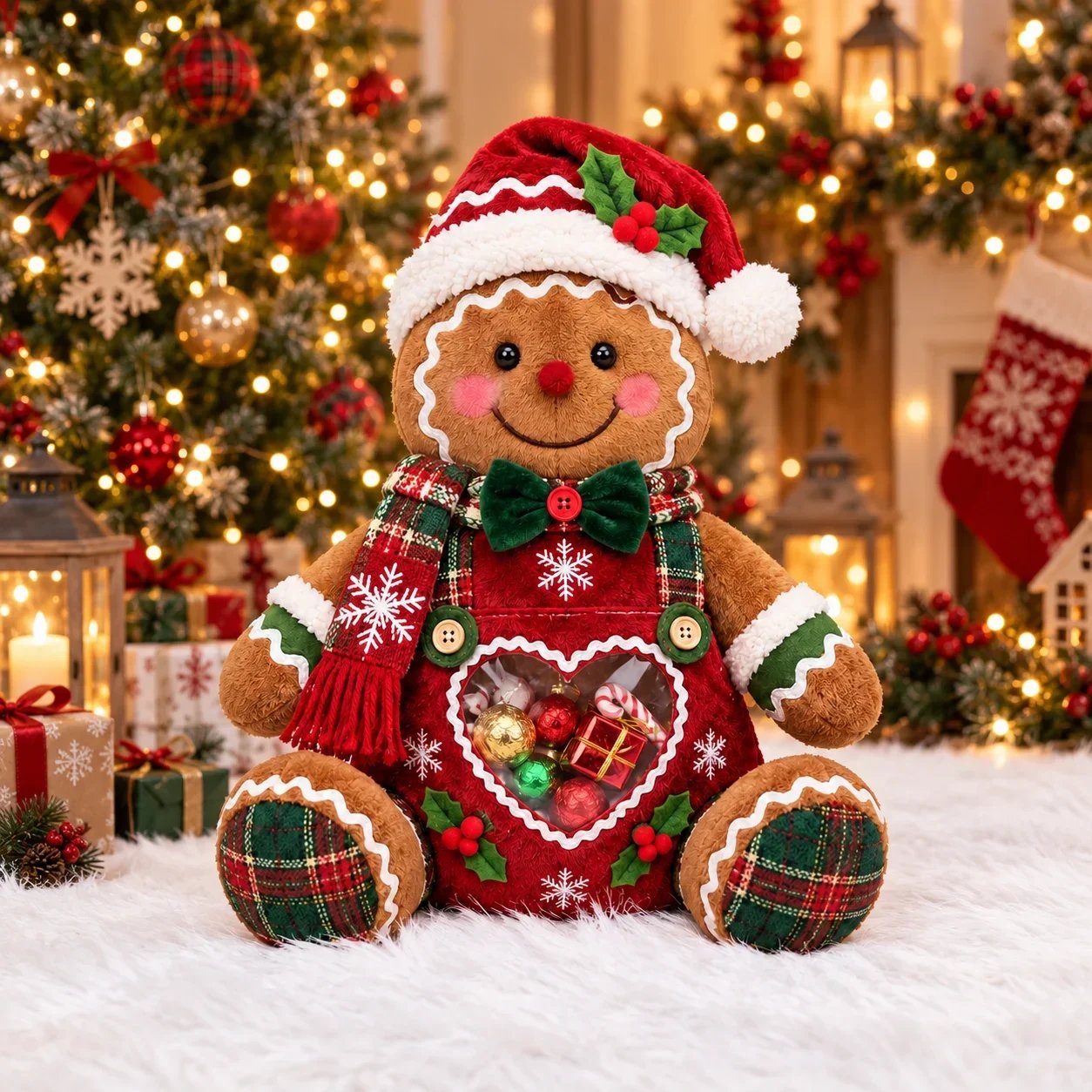 🎄🎅 Refillable Christmas Figurine Treat Holder 🍬（Free shipping on any Two items）🎀