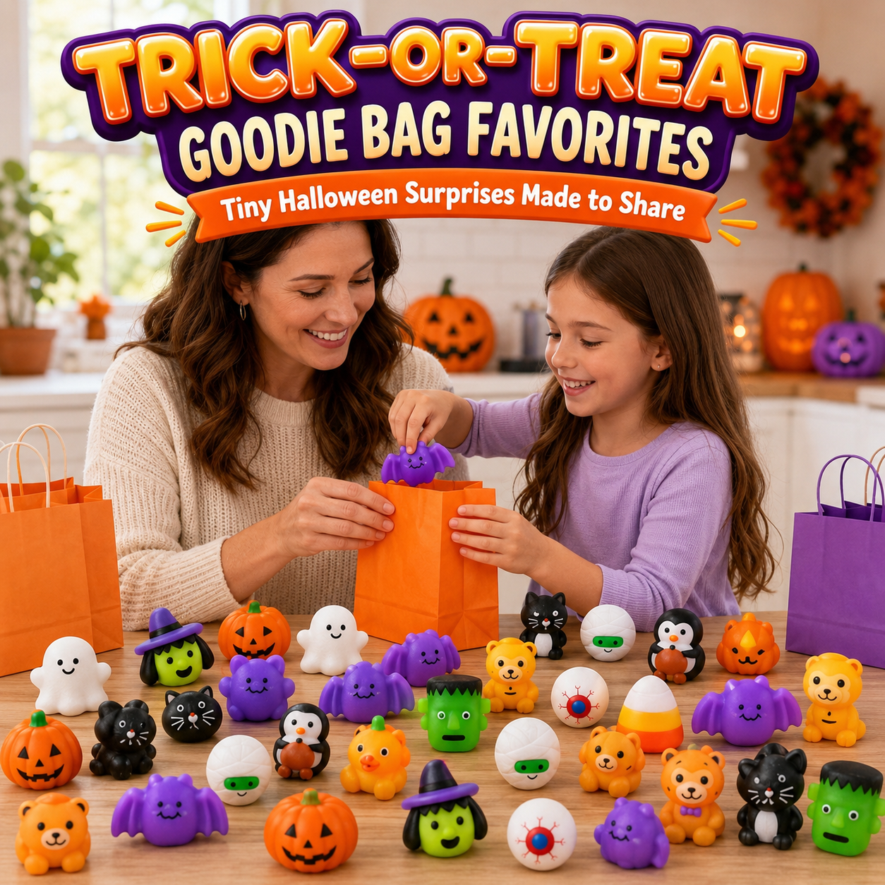 🔥Last Month 50% OFF - 👻🎃 50PCS Halloween Mochi Squishy Toys🦇