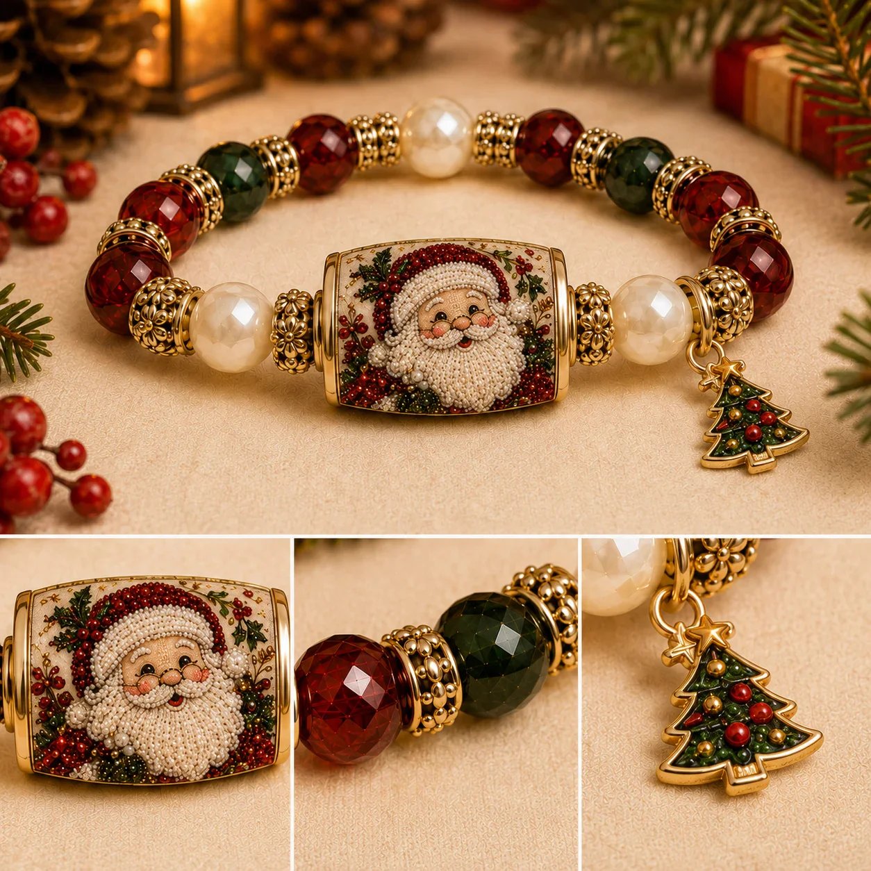 🎄🎅🦌🧦 "Christmas Magic" Series Bracelet — Limited Edition (Gift Box Included)💥💥💥