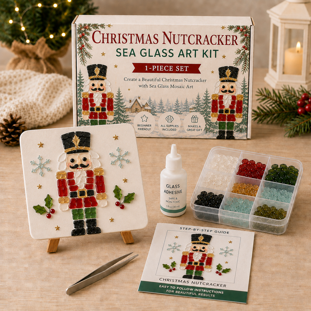 🎅🎄 create your own magical christmas sea glass art 🦌✨(🔥🔥🔥50% Off)