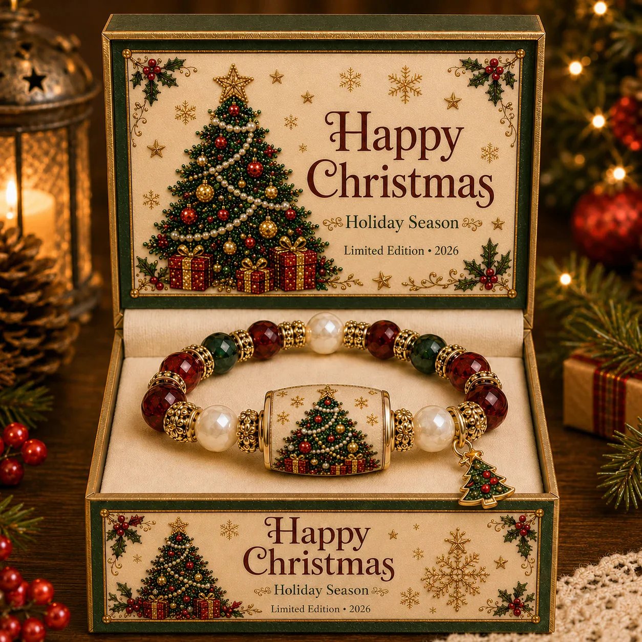 🎄🎅🦌🧦 "Christmas Magic" Series Bracelet — Limited Edition (Gift Box Included)💥💥💥