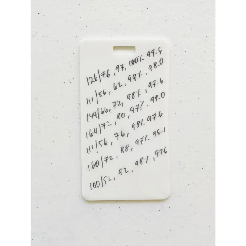 🩺Erasable Badge Sticky Notes | Dual-Side Writable, Fade-Proof & No Blur (🖊Write. Wipe. Repeat.) 🎁Free Badge Clip Included📋