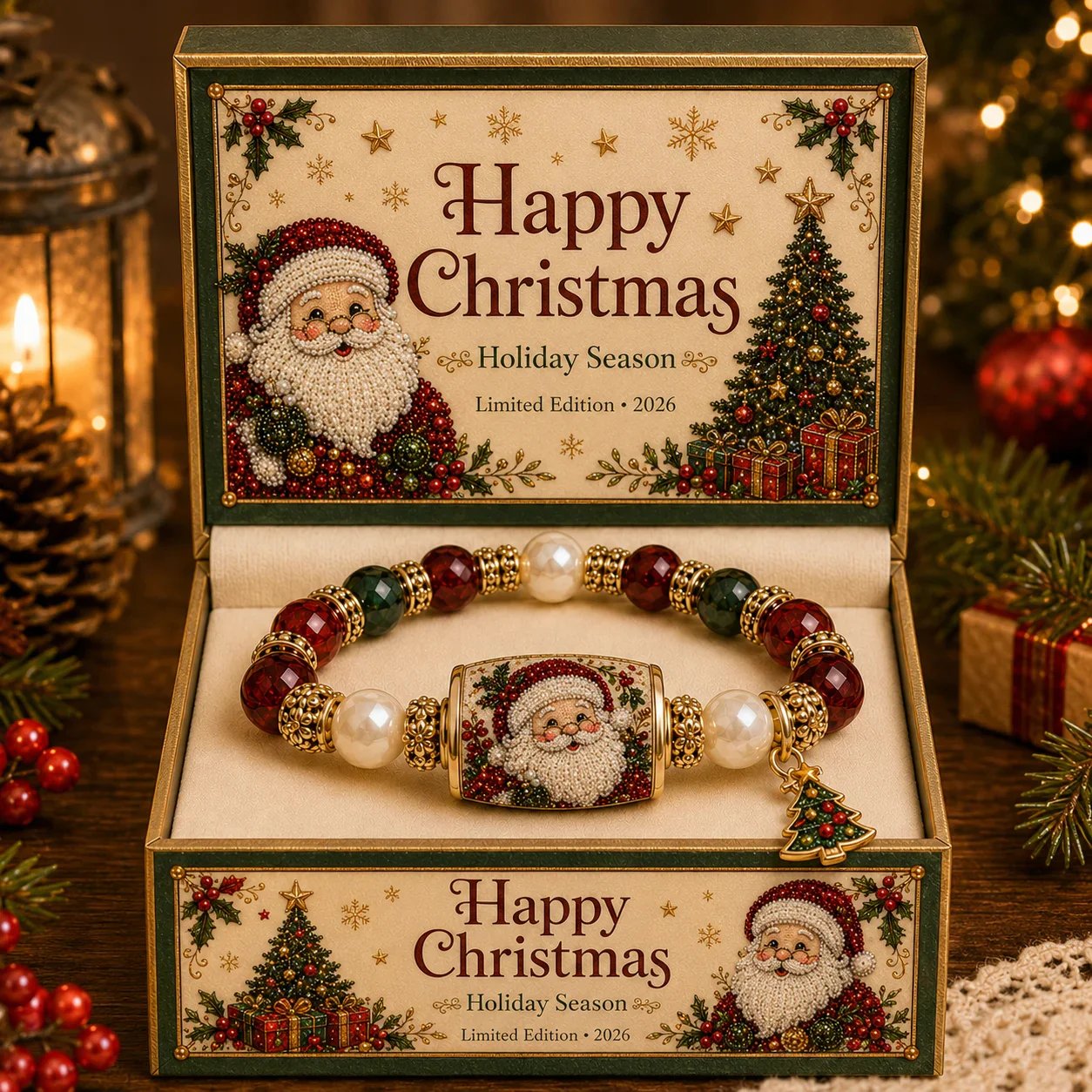 🎄🎅🦌🧦 "Christmas Magic" Series Bracelet — Limited Edition (Gift Box Included)💥💥💥