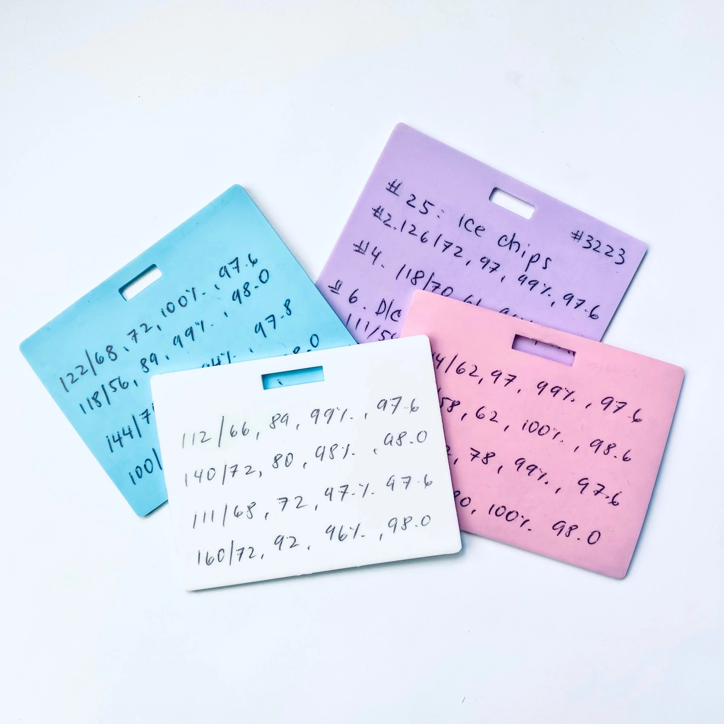 🩺Erasable Badge Sticky Notes | Dual-Side Writable, Fade-Proof & No Blur (🖊Write. Wipe. Repeat.) 🎁Free Badge Clip Included📋