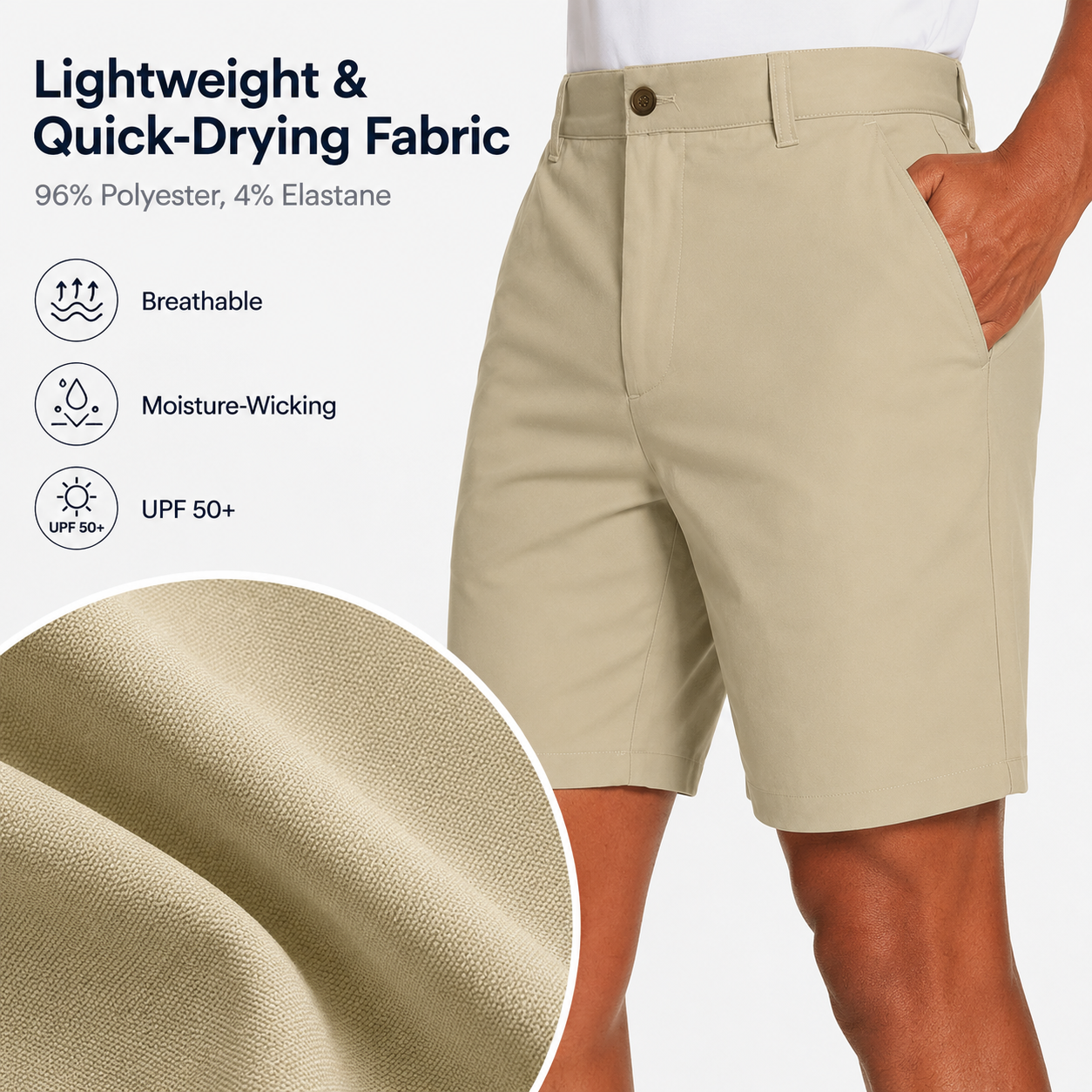 Quick-dry fabric detail