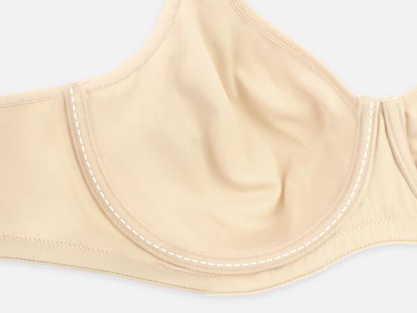 HSIA Joan Comfortzone Soft T-Shirt Full Coverage Unlined Unpadded Underwire Plus Size Minimizer Bra Everyday Bra