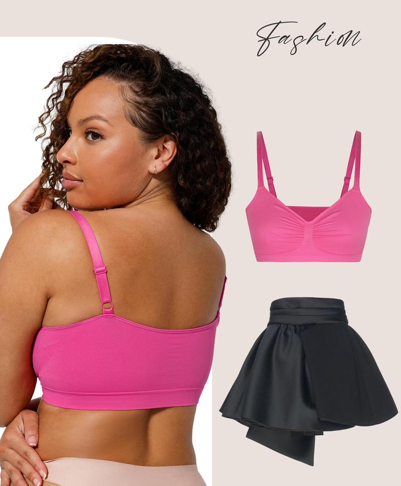 FeelinGirl Women's Wireless Sculpt Bra Comfort Bralettes No Underwire Unlined Cami Bra Seamless Tshirt Bras Sports Bra Bralette Basic Comfortable Fit Womenswear Everyday Up to 44DD FeelinGirl Women's Wireless Sculpt Bra Comfort Bralettes No Underwire Unlined Cami Bra Seamless Tshirt Bras Sports Bra Bralette Basic Comfortable Fit Womenswear Everyday Up to 44DD