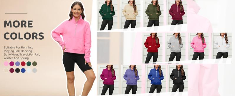 FISOEW Womens Sweatshirts Half Zipper Crop Pullover Funnel Neck Fleece Lined Zip Up Long Sleeve Tops Thumb Hole Hoodie Casual hoodies women parke mockneck sweatshirt essential hoodies sweatshirts FISOEW Womens Sweatshirts Half Zipper Crop Pullover Funnel Neck Fleece Lined Zip Up Long Sleeve Tops Thumb Hole Hoodie Casual hoodies women parke mockneck sweatshirt essential hoodies sweatshirts