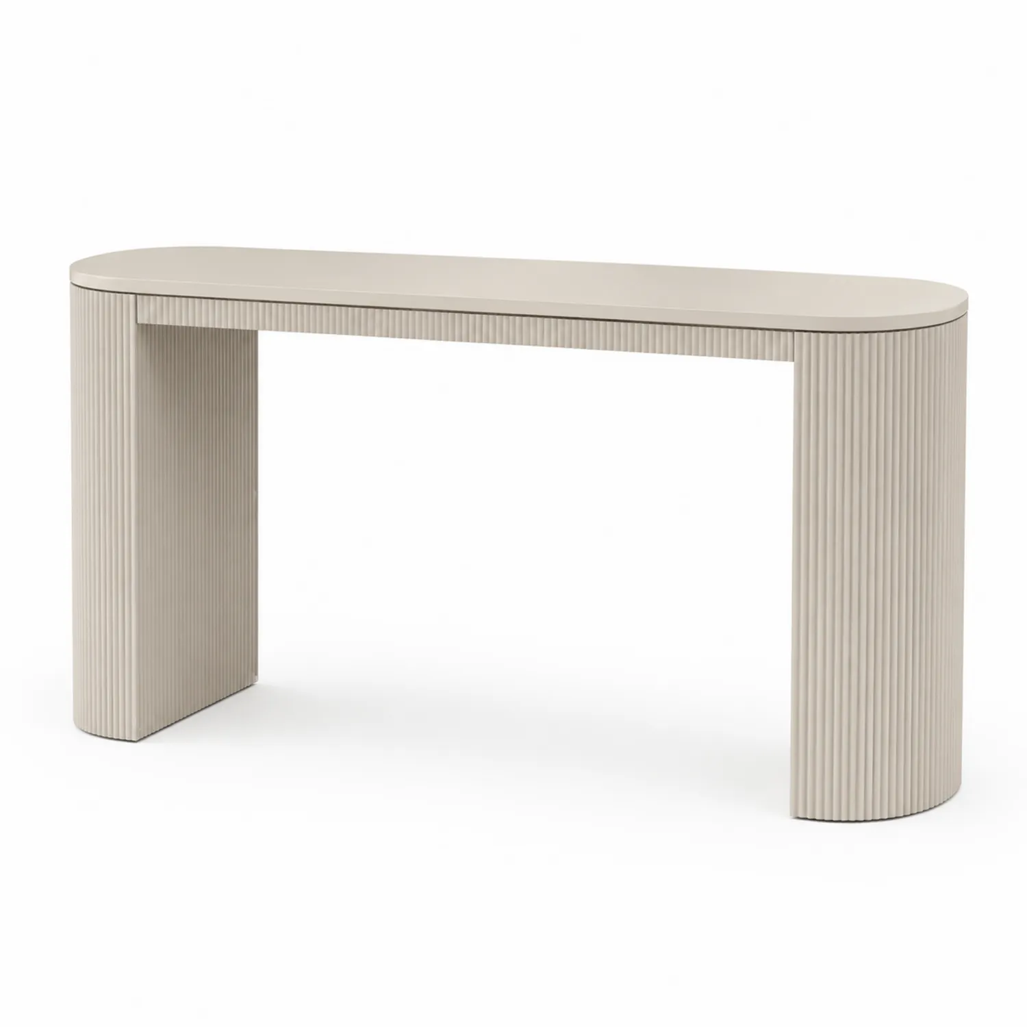 Mesa consola de MDF Beige 120x40x80 cm