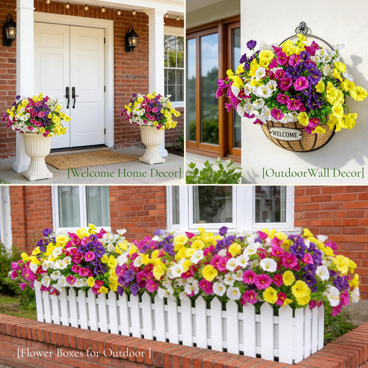 🔥Hot Sale 60% OFF🔥UV Resistant Artificial Petunias Flowers